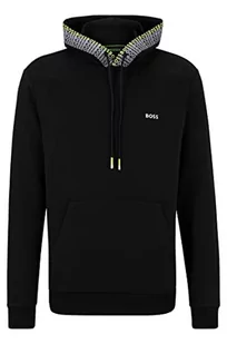 BOSS Męska bluza Soody 1, czarna 1, L, czarny (Black1), L - Bluzy męskie - miniaturka - grafika 1