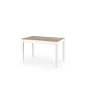 Stoły - Stół Rozkładany 118-158 x 75 x 76 Maurycy Dąb Sonoma / Biały Halmar - miniaturka - grafika 1