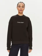 Bluzy damskie - Calvin Klein Bluza Hero Logo K20K205450 Czarny Regular Fit - miniaturka - grafika 1