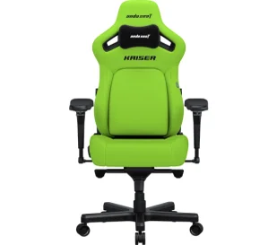 Anda Seat Kaiser 4 XL Gamingowy do 200kg Skóra Eco Limonka - Fotele gamingowe - miniaturka - grafika 1