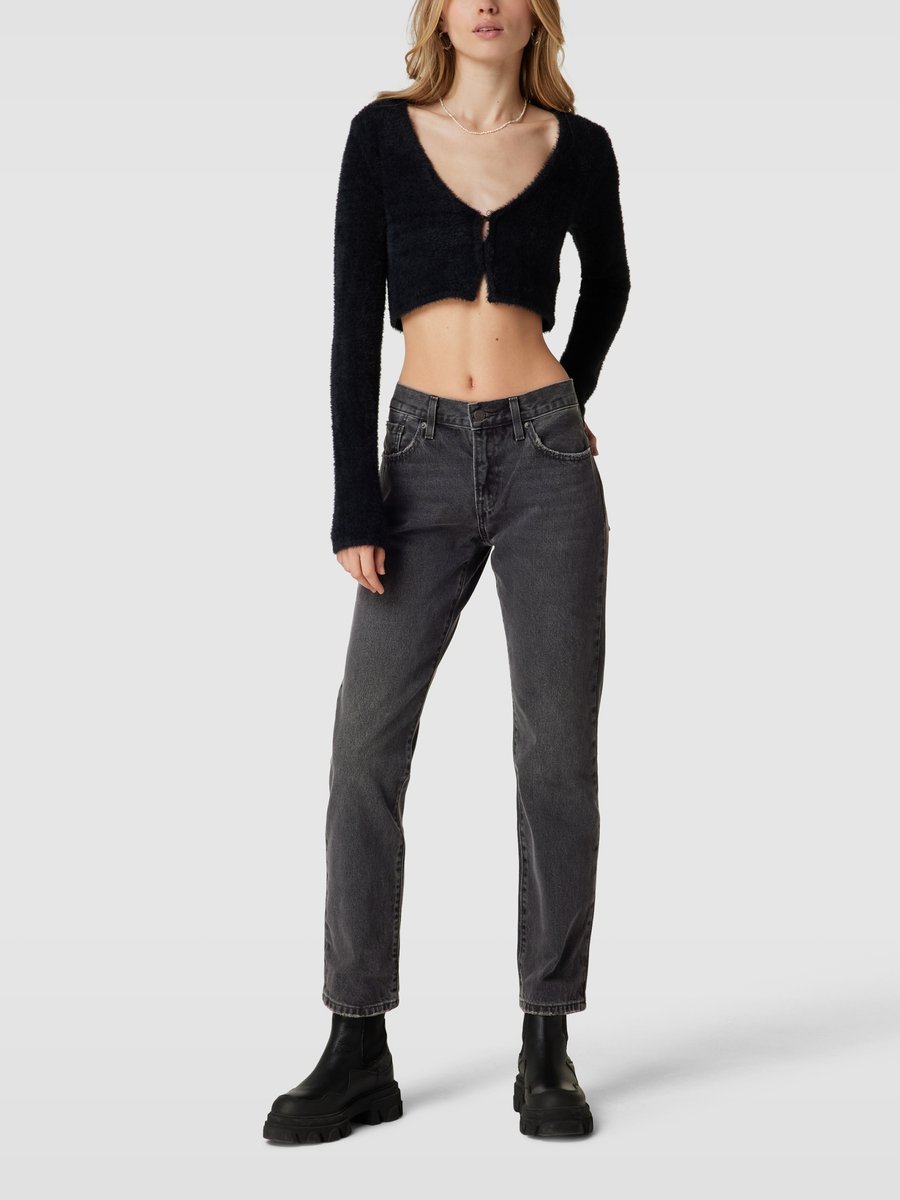 LEVIS CZARNE PROSTE JEANSY 100 BAWEŁNA KLASYCZNE 31X29 7AA