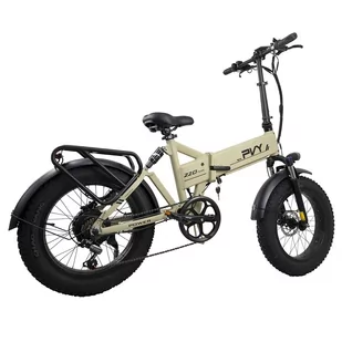 PVY Z20 Plus Folding E-bike, 20*4.0in Fat Tires 500W Motor 50km/h Speed 14.5Ah Battery 50-80km Range 150kg Load - Khaki - Rowery - miniaturka - grafika 3