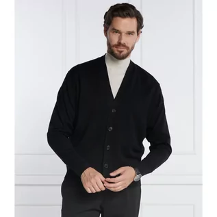 Swetry męskie - Calvin Klein Wełniany kardigan MERINO | Comfort fit - grafika 1