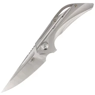 Noże - Nóż składany Bestech Vigil Grey Titanium, Satin M390 by Kombou (BT2201A) - miniaturka - grafika 1