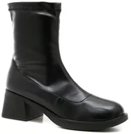 Botki damskie - Botki damskie Evento 23BT35-6449 czarny - miniaturka - grafika 1