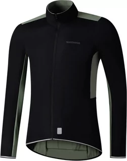 Koszulki rowerowe - Shimano Evolve Wind Insulated LS Jersey Men, zielony XXL 2021 Koszulki kolarskie - grafika 1
