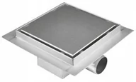 Odpływy liniowe - Mexen Flat Wpust Podłogowy Kwadratowy 12 x 12 CM - miniaturka - grafika 1