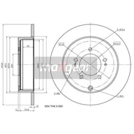 Tarcze hamulcowe - MAXGEAR Tarcza hamulcowa 19-1933 - miniaturka - grafika 1