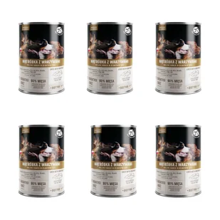 Karma dla psa Pet Republic, z wątróbką i warzywami, mokra, 6 x 1250 g - Mokra karma dla psów - miniaturka - grafika 1