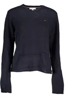 Piżamy damskie - NIEBIESKI SWETER DAMSKI TOMMY HILFIGER - miniaturka - grafika 1