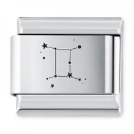Charmsy - Murrano ITALIAN CHARMS Znak zodiaku konstylacje Bliźnięta IH-102 - miniaturka - grafika 1