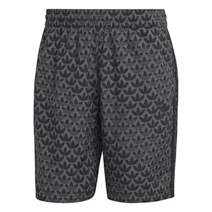 adidas, Originals All-Over-Print, kostium kąpielowy, czarno-biały, M, męski - Kąpielówki męskie - miniaturka - grafika 1