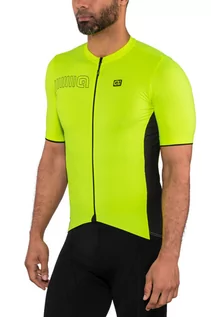 Koszulki rowerowe - Alé Cycling Solid Color Block Koszulka z krótkim rękawem Mężczyźni, żółty/czarny M 2022 Koszulki kolarskie - grafika 1