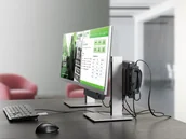 Klawiatury - HP USB Bus Slim CCID SmartCard Kyd BE - Tastatur - AZERTY klawiatura Biuro Czarny Z9H48AA#AC0 - miniaturka - grafika 1