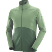 Bluzy sportowe męskie - BLUZA SALOMON ESSENTIAL WARM FZ MID M C21934 - miniaturka - grafika 1