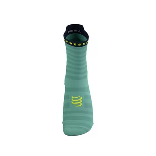 COMPRESSPORT Skarpetki do biegania PRORACING SOCKS V4 ULTRALIGHT RUN HIGH shell blue/blues - Skarpetki sportowe męskie - miniaturka - grafika 2