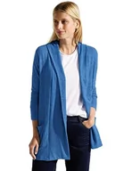 Swetry damskie - Cecil Kardigan długi, Dynamic Blue Melange, XXL - miniaturka - grafika 1