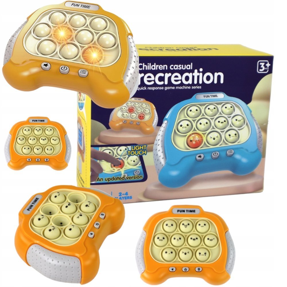 GRA SENSORYCZNA Pop-It PRO KONSOLA Światła Dźwięki PAD