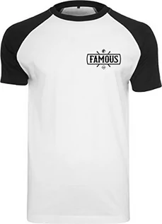 Koszulki męskie - Famous Stars and Straps męski Chaos Patch Raglan Tee T-Shirt, wielokolorowa, m FA023 - grafika 1