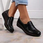 Buty sportowe damskie - Komfortowe półbuty Rieker W RKR166 (kolor Czarny, rozmiar 37) - miniaturka - grafika 1