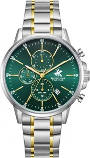 Zegarek Zegarek męski BEVERLY HILLS BP3727X.370 zielony fashion na prezent - Zegarki męskie - miniaturka - grafika 1