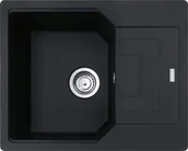 Zlewozmywaki - Franke Zlewozmywak Franke Zlewozmywak 1k wbudowywany Fragranit+ Urban UBG 611-62 Onyx - miniaturka - grafika 1