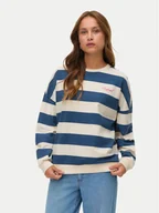 Bluzy damskie - Vero Moda Bluza Viola 10338440 Niebieski Regular Fit - miniaturka - grafika 1