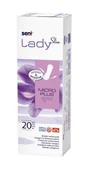 Pieluchy dla dorosłych - Seni lady, Slim Micro Plus, Wkładki urologiczne dla kobiet, 7x20.5cm, 20 szt. - miniaturka - grafika 1