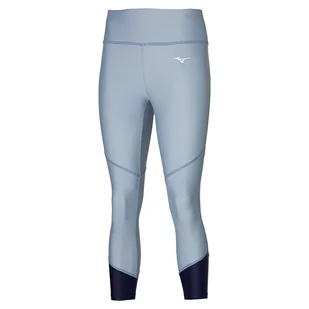 Legginsy damskie Mizuno Core 3/4 Tight Blue Blizzard S - Legginsy - miniaturka - grafika 1