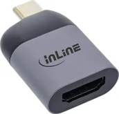 Adaptery i przejściówki - Adapter USB InLine InLine® USB Display Converter, USB Type-C male to HDMI female, 4K60Hz - miniaturka - grafika 1