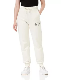 Spodnie damskie - Armani Exchange Damskie spodnie dresowe French Terry Logo Joggers, Iso, M - grafika 1