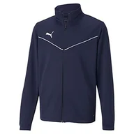 Bluzy dla chłopców - Puma Bluza chłopięca Teamrise Training Poly Jacket niebieski Peacoat White 152 657393 - miniaturka - grafika 1