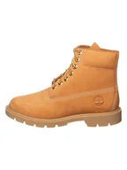 Botki damskie - Timberland Skórzane botki "6 In" w kolorze jasnobrązowym - miniaturka - grafika 1
