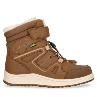 Śniegowce ZigZag Rincet Kids Boot WP Z214266 Brązowy - Buty dla chłopców - miniaturka - grafika 1