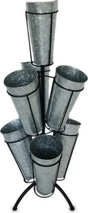 Art-Pol Stojak metalowy Na Kwiaty do Kwiaciarni 7 osłonki - Donice - miniaturka - grafika 1