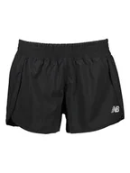 Spodnie sportowe damskie - New Balance Szorty sportowe "Core 3" w kolorze czarnym - miniaturka - grafika 1