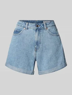 Szorty jeansowe o kroju relaxed fit z mieszanki bawełny model ‘ZURI’ - Spodenki damskie - miniaturka - grafika 1