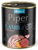 Mokra karma dla psów - Piper Pies Jagnięcina, marchew puszka 800g - miniaturka - grafika 1