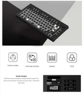 Klawiatury - Akko 5075B Via Barebone Gaming Tastatur, 75% - ANSI, Stary Black 6925758632003 - miniaturka - grafika 1