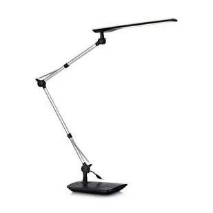 Markslojd nowoczesna Lampka biurkowa NA dotyk STUDY LED 105683 IP20 Srebrny - czarny - Lampy stojące - miniaturka - grafika 1
