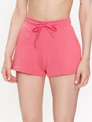 Spodenki damskie - 4F Szorty sportowe 4FSS23TSHOF175 Koralowy Regular Fit - miniaturka - grafika 1