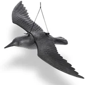 Zwalczanie i odstraszanie szkodników - Duży kruk w locie 56cm, odstraszacz ptaków - miniaturka - grafika 1