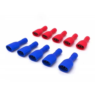 Konektor Płaski Żeński 6.6Mm Pełna Izolacja 10Szt Motoledy - Kable - miniaturka - grafika 1