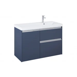 ROCA A852064538 Zestaw meblowy unik GAP PRO 100 cm + cargo, wersja prawa Niebieski mat - Szafki łazienkowe - miniaturka - grafika 1