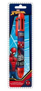 KIDS EUROSWAN Długopis 6 kolorowy Spiderman SP50014 - Długopisy - miniaturka - grafika 1