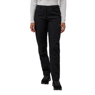 Damskie spodnie nieprzemakalne Jack Wolfskin PARANA PANTS W black - 38S - Spodnie sportowe damskie - miniaturka - grafika 1