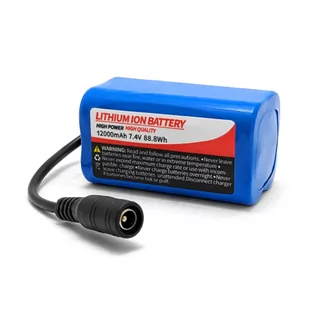 Bateria Akumulator Li-ion 12000 mAh 7.4V Drony Łódki RC - Baterie i akcesoria - miniaturka - grafika 1