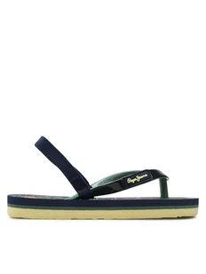 Pepe Jeans Sandały Beach Palms Boy K PBS70052 Granatowy - Buty dla chłopców - miniaturka - grafika 1
