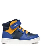 Buty dla chłopców - Geox Sneakersy B Eclyper Boy B465LA 000BC C4227 M Niebieski - miniaturka - grafika 1