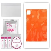 Akcesoria do tabletów i e-booków - folia naklejka skórka strukturalna na TYŁ do Blackview Tab 13 Pro - Moro Camo Pomarańczowy - apgo SKINS - miniaturka - grafika 1